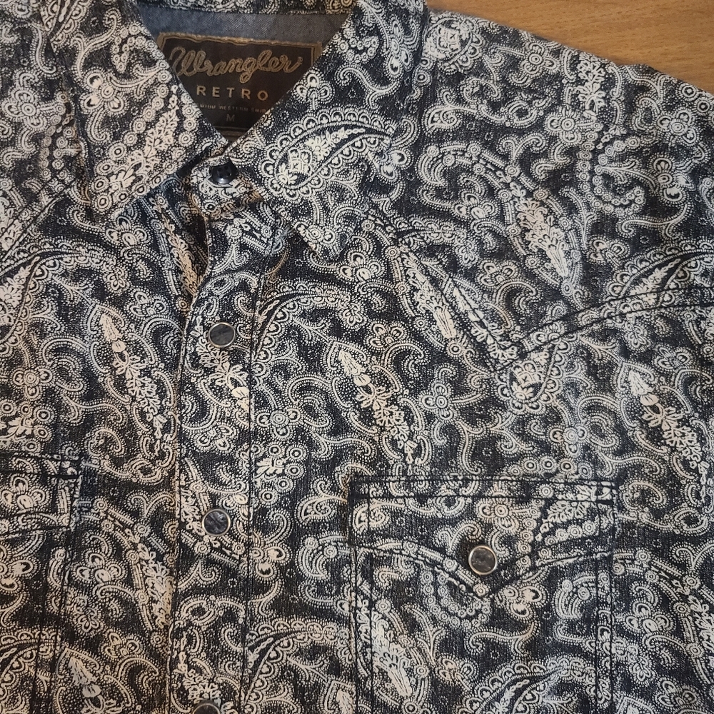 Wrangler pearl snap